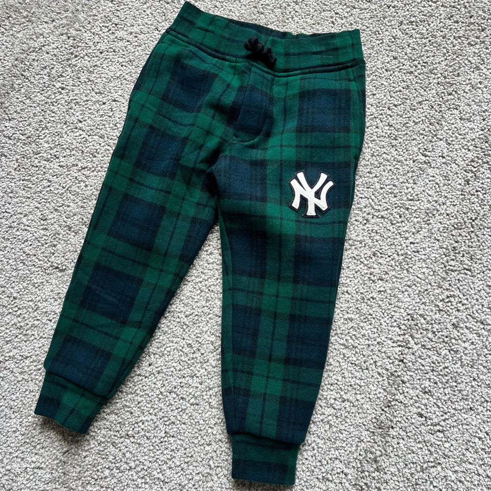 Polo Ralph Lauren Yankees Plaid Pant - Size 3T - Unisex